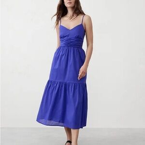 STRAPPY VOILE MIDI DRESS Petite